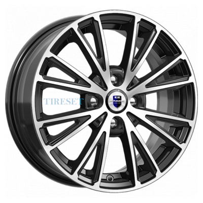 KиK 6x15/4x100 ET40 D67,1 Меандр (КС888) Алмаз черный SK