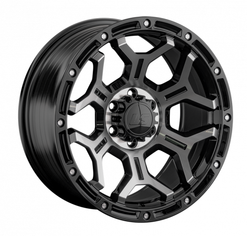 Диски Диск LS FlowForming RC68 9х17 6/139,7 ET15 D106,1 BKF на tireset.ru
