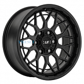 LS Forged 9x17/6x139,7 ET20 D106,1 LS FG52 MB (конус, Колпак+лого)