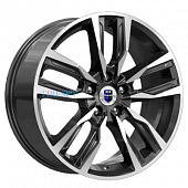 KиK 8x18/5x115 ET40 D70,2 Борэй (КС901) Алмаз черный