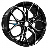 INCH 8x18/5x108 ET45 D63,4 FA8534 Gloss Black Machined Face (ZJH)