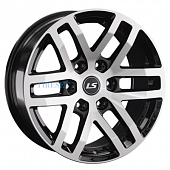 LS 8,5x17/6x139,7 ET30 D106,1 1279 BKF (конус, Колпак+лого)