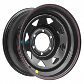 ZEPP 4x4 8x16/6x139,7 ET10 D110 Toyota Hilux 2.5D, 3.0D (треуг. мелкий) Черный (LTM) (с увелич.полкой)