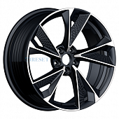 INCH 8,5x19/5x112 ET32 D66,56 ULF-R39P Gloss Black Machined Face (ZJH) FlowForming