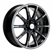 Khomen Wheels 6,5x17/4x100 ET50 D60,1 KHW1707 (Lada Vesta) Black-FP