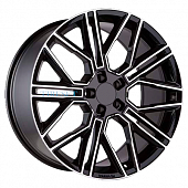 Khomen Wheels 9,5x21/5x130 ET46 D71,6 KHW2101 (Cayenne) Black-FP