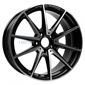 INCH 8,5x19/5x112 ET36 D66,56 ULF-R08 Gloss Black Machined Face (ZJH) FlowForming