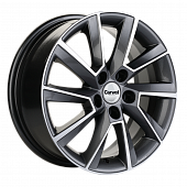 Carwel Иманта 1604 (Rapid/Kamiq/Scala) 6,0x16 5/100 ET38 d-57,1 AGR (Арт.112507)