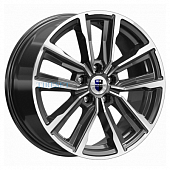 KиK 7,5x17/5x108 ET45 D67,1 Лацио (КС964) Алмаз черный