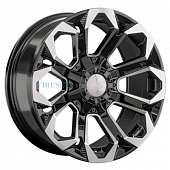 LS 9x20/6x139,7 ET20 D106,1 1366 BKF (конус, Колпак+лого)