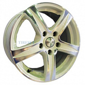 Скад 6,5x15/5x112 ET43 D57,1 Sakura Алмаз белый