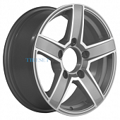 Khomen Wheels 6,5x16/5x139,7 ET35 D98,5 KHW1614 (Niva 4x4 Bronto) F-Silver-FP
