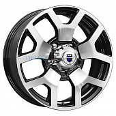 KиK 7x18/5x139,7 ET35 D108,5 Намиб (КС929) Алмаз черный