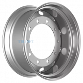 Jantsa 14x22,5/10x335 ET0 D281 RAL9006 (JNTS) (б/к) 6 100 кг при 40 км/ч