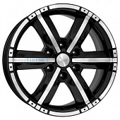 KиK 7,5x17/6x139,7 ET25 D67,1 Окинава (КС635) Алмаз черный