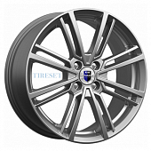 KиK 7x17/5x100 ET48 D56,1 Эрфурт (КС898) Дарк платинум