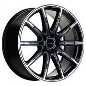 Khomen Wheels 10,5x21/5x112 ET30 D66,6 KHW2102 (GLS class) Black-FP
