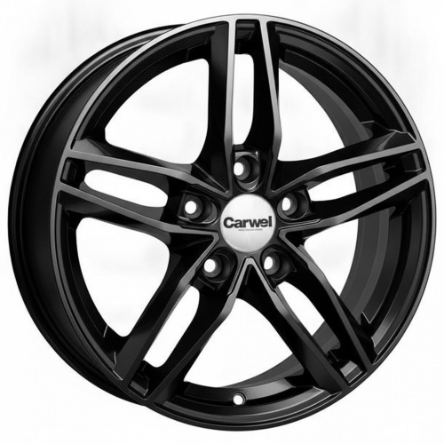 Диски Carwel Тау 131 6,5x16 5/100 ET48 d-56,1 BK (Арт.143355) на tireset.ru