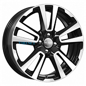 KиK 6,5x17/4x100 ET43 D60,1 КС874 Алмаз черный
