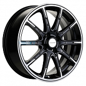 Khomen Wheels 6,5x17/4x100 ET41 D60,1 KHW1707 (XRay) Black-FP