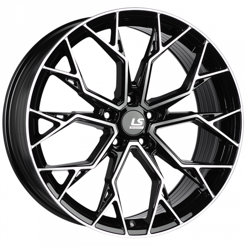 Диски Диск LS FlowForming RC61 8х18 5/108 ET45 D63,3 BKF на tireset.ru