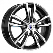 KиK 6x16/5x100 ET40 D67,1 Samara (КС866) Алмаз черный SK
