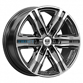 KиK 7,5x17/6x139,7 ET30 D106,1 R8 (КС1174) Алмаз черный
