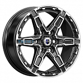 KиK 8x18/6x114,3 ET25 D66,1 Дистрикт (КС1159) Алмаз черный