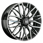LS Forged 8x20/6x114,3 ET46 D67,1 LS FG33 BKF (конус, Колпак+лого)