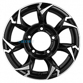 Khomen Wheels 5,5x15/5x139,7 ET5 D98,5 KHW1505 (Lada NIVA 4x4) Black-FP
