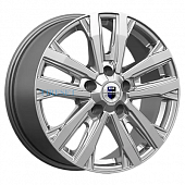 KиK 8x18/5x130 ET43 D84,1 Мичиган (КС1107) Дарк платинум