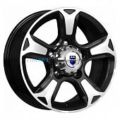 KиK 7x16/5x139,7 ET35 D98 Атлант (КС757) Алмаз черный