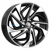 KиK 7x18/5x112 ET43 D57,1 КС883 Алмаз черный SK