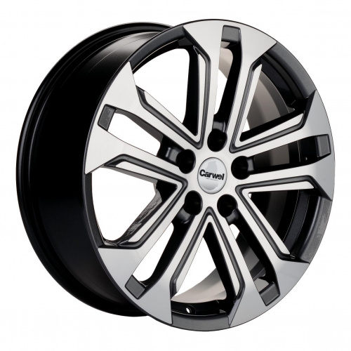 Диски Carwel Куж 1803 (Geely Tugella) 7,0x18 5/108 ET46 d-63,4 AGR (Арт.121214) на tireset.ru