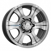 KиK 8x16/6x139,7 ET0 D108,5 Байконур (КС465) Дарк платинум