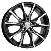 KиK 7,5x17/5x108 ET50 D63,35 Твист (КС697) Алмаз черный