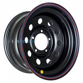 Off-Road Wheels 7x16/5x139,7 ET25 D110 УАЗ черный (треуг. мелкий)