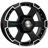 KиK 7x16/6x139,7 ET38 D108,1 M56 (КС593) Алмаз черный