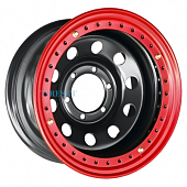 Off-Road Wheels 8x16/6x139,7 ET10 D110 Тойота Ниссан черный (треуг. мелкий)