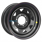 Off-Road Wheels 8x16/6x139,7 ET30 D110 Тойота/Ниссан/L200 2005+ черный (треуг. мелкий, с увелич.полкой под суппорт)