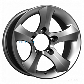 KиK 8x16/5x139,7 ET-10 D110,1 Айсберг (КС662) Дарк платинум