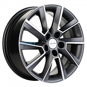 Khomen Wheels 6x16/5x105 ET39 D56,6 KHW1604 (Aveo) Gray-FP