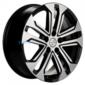 Khomen Wheels 7x18/5x110 ET50 D63,3 KHW1803 (CS35/CS35 Plus) Black-FP