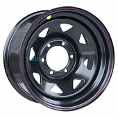 Off-Road Wheels 8x16/6x139,7 ET-10 D110 Toyota Hilux 2.5D, 3.0D черный (треуг. мелкий)
