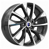 KиK 7x17/5x115 ET40 D70,2 Роквуд (КС900) Алмаз черный