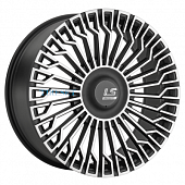 LS FlowForming 9x22/5x120 ET42 D62,6 RC99 MBF (конус, Колпак+лого)