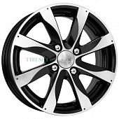 KиK 6x15/4x108 ET38 D67,1 Джемини (КС617) Алмаз черный