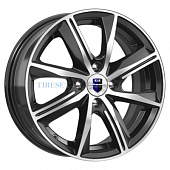 KиK 7x16/5x112 ET38 D66,6 Арнар (КС904) Алмаз черный
