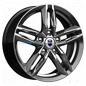 KиK 6x16/5x100 ET38 D57,1 Sayan (КС731) Дарк платинум