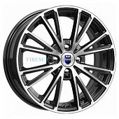 KиK 6x16/4x108 ET47,5 D63,35 Меандр (КС879) Алмаз черный SK